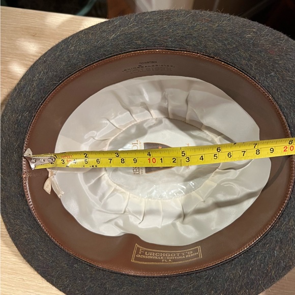 Vintage Mens Wool Fedora Hat - Picture 14 of 15